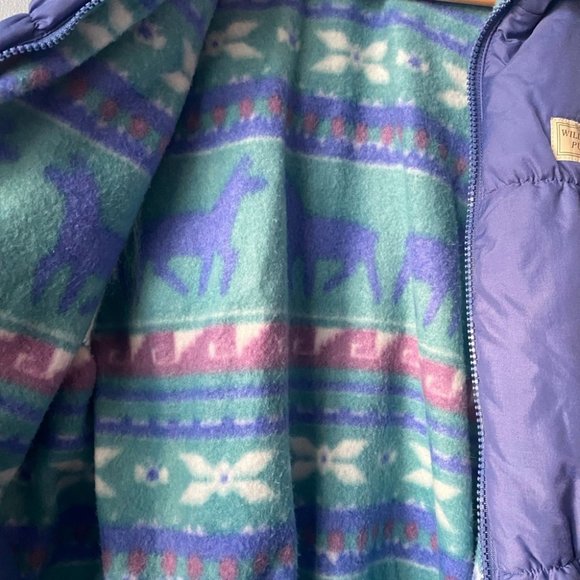 80s  Vintage Reversible Puffer Winter Vest💟 - Picture 5 of 7
